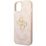 GUESS GUHCP15S4GPIPI IPHONE 15/14/13 6.1 "PINK / PINK HARDCASE 4G BIG METAL LOGO