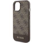 GUESS GUHCP15SG4GBLB IPHONE 15/14/13 6.1 "BRONNE / BROWN HARDCASE 4G STRIPE COLLECTION