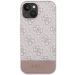 GUESS GUHCP15SG4GLPI IPHONE 15/14/13 6.1 "PINK / PINK HARDCASE 4G STRIPE COLLECTION