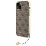 GUESS GUHCP15SGF4GBB IPHONE 15/14/13 6.1 "BRONZE / BROWN HARDCASE 4G CHARMS COLLECTION