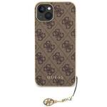 GUESS GUHCP15SGF4GBB IPHONE 15/14/13 6.1 "BRONZE / BROWN HARDCASE 4G CHARMS COLLECTION