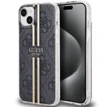 GUESS GUHCP15SH4PSEGK IPHONE 15/14/13 6.1 "BLACK / BLACK HARDCASE IML 4G GOLD STRIPE