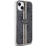 GUESS GUHCP15SH4PSEGK IPHONE 15/14/13 6.1 "BLACK / BLACK HARDCASE IML 4G GOLD STRIPE