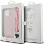 GUESS GUHCP15SHC4SEP IPHONE 15/14/13 6.1 "PINK / PINK HARDCASE CROSSBODY CORD 4G PRINT