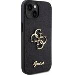 GUESS GUHCP15SHG4SGK IPHONE 15/14/13 6.1 "BLACK / BLACK HARDCASE GLITTER SCRIPT BIG 4G