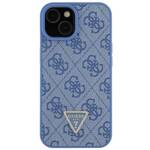 GUESS GUHCP15SP4TDSCPB IPHONE 15/14/13 6.1 "BLUE / BLUE HARDCASE CROSSBODY 4G METAL LOGO