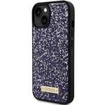 GUESS GUHCP15SPFGSBSBSBSPP IPHONE 15/14/13 6.1 "PURPLE / PURPLE HARDCASE RHINESTONE METAL LOGO