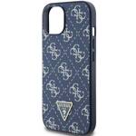 GUESS GUHCP15SPG4GPB IPHONE 15/14/13 6.1 "BLUE / BLUE HARDCASE 4G TRIANGLE METAL LOGO