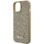 GUESS GUHCP15SPMSDGSD IPHONE 15/14/13 6.1 "ZŁOTY / GOLD HARDCASE DISCO METAL SCRIPT