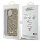 GUESS GUHCP15SPMSDGSD IPHONE 15/14/13 6.1 "ZŁOTY / GOLD HARDCASE DISCO METAL SCRIPT