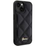 GUESS GUHCP15SPSQSQSK IPHONE 15/14/13 6.1 "BLACK / BLACK HARDCASE QUILTD METAL LOGO