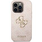 GUESS GUHCP15X4GPIPI IPHONE 15 PRO MAX 6.7 "PINK/PINK HARDCASE 4G BIG METAL LOGO