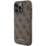 GUESS GUHCP15XG4GFBR IPHONE 15 PRO MAX 6.7 "BRONZE/BROWN HARD CASE 4G METAL GOLD LOGO