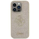 GUESS GUHCP15XHG4SGD IPHONE 15 PRO MAX 6.7 "ZLOTY/GOLD HARDCASE GLITTER SCRIPT BIG 4G