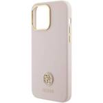 GUESS GUHCP15XM4DGPPP IPHONE 15 PRO MAX 6.7 "LIGHT PINK/PINK HARDCASE SILICONE LOGO STRASS 4G