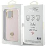 GUESS GUHCP15XM4DGPPP IPHONE 15 PRO MAX 6.7 "LIGHT PINK/PINK HARDCASE SILICONE LOGO STRASS 4G