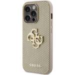 GUESS GUHCP15XP4LGD IPHONE 15 PRO MAX 6.7 "ZLOTY/GOLD HARDCASE PERFORATED 4G GLITTER