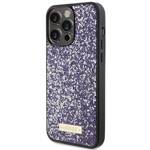 GUESS GUHCP15XPFGSBSBSBSPSP IPHONE 15 PRO MAX 6.7 "PURPLE/PURPLE HARDCASE RHINESTONE METAL LOGO