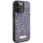 GUESS GUHCP15XPFGSBSBSBSPSP IPHONE 15 PRO MAX 6.7 "PURPLE/PURPLE HARDCASE RHINESTONE METAL LOGO