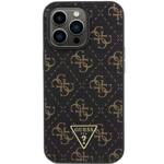 GUESS GUHCP15XPG4GPK IPHONE 15 PRO MAX 6.7 "BLACK/BLACK HARDCASE 4G TRIANGLE METAL LOGO