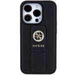 GUESS GUHCP15XPGSSADK IPHONE 15 PRO MAX 6.7 "BLACK/BLACK HARDCASE GRIP STAND 4G SAFFIANO STRASS