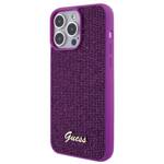 GUESS GUHCP15XPMSDGSF IPHONE 15 PRO MAX 6.7 "FUKSJA/FUSCHIA HARDCASE DISCO METAL SCRIPT