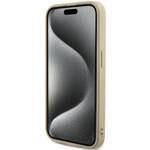 GUESS GUHCP15XPSAIRD IPHONE 15 PRO MAX 6.7 "ZLOTY/GOLD HARDCASE SAFFIANO IRIDESCENT SCRIPT