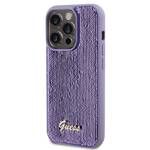 GUESS GUHCP15XPSFDGS IPHONE 15 PRO MAX 6.7 "PURPLE/PURPLE HARDCASE SEQUIN SCRIPT METAL