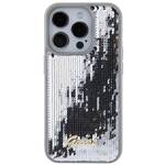 GUESS GUHCP15XPSFDGSS IPHONE 15 PRO MAX 6.7 "SILVER/SILVER HARDCASE SEQUIN SCRIPT METAL