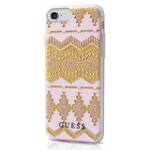 GUESS GUHCP7TGPI IPHONE 7/8/SE 2020/SE 2022 RÓZOWY/PINK HARDCASE AZTEC TRIBAL 3D