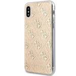 GUESS GUHCPXPCU4GLGO IPHONE X/XS ZŁOTY/GOLD HARD CASE 4G GLITTER