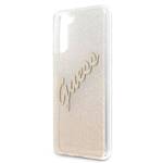 GUESS GUHCS21MMPCIGLSGO S21+ G996 ZLOTY/GOLD HARDCASE GLITTER GRADIENT SCRIPT