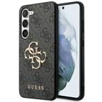 GUESS GUHCS23FE4GGRIG S23 FE S711 GRAY/GRAY HARDCASE 4G BIG METAL LOGO