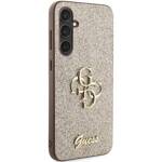 GUESS GUHCS23FEHG4SGD S23 FE S711 ZLOTY/GOLD HARDCASE GLITTER SCRIPT BIG 4G