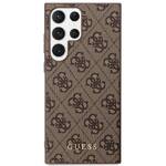 GUESS GUHCS23LG4GFBR S23 ULTRA S918 BRONZE/BROWN HARD CASE 4G METAL GOLD LOGO