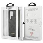 GUESS GUHCS23LG4GFGR S23 ULTRA S918 GRAY/GRAY HARDCASE 4G METAL GOLD LOGO