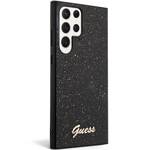 GUESS GUHCS23LHGGSHK S23 ULTRA S918 BLACK/BLACK HARD CASE GLITTER SCRIPT