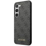 GUESS GUHCS23MG4GFGR S23+ S916 GRAY/GRAY HARDCASE 4G METAL GOLD LOGO