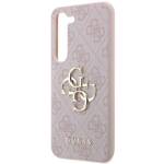 GUESS GUHCS23S4GMGPI S23 S911 PINK/PINK HARDCASE 4G BIG METAL LOGO