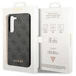 GUESS GUHCS23SG4GFGR S23 S911 GRAY/GRAY HARDCASE 4G METAL GOLD LOGO