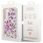 GUESS GUHCS23SHCFWST S23 S911 WHITE/WHITE HARDCASE FLOWER COLLECTION