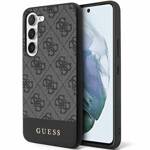 GUESS GUHCS24SG4GLGR S24 S921 BLACK/BLACK HARDCASE 4G STRIPE COLLECTION