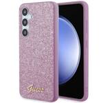 GUESS GUHCS24SHSHGGSHU S24 S921 PURPLE/PURPLE HARDCASE GLITTER SCRIPT