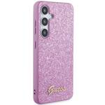 GUESS GUHCS24SHSHGGSHU S24 S921 PURPLE/PURPLE HARDCASE GLITTER SCRIPT