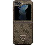 GUESS GUHCZF5P4TDPW F731 WITH FLIP5 BRONZE/BROWN HARDCASE LEATHER 4G TRIANGLE STRASS