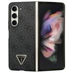 GUESS GUHCZFD5P4TDPK F946 WITH FOLD5 CZARNY/BLACK HARDCASE LEATHER 4G DIAMOND TRIANGLE