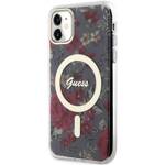 GUESS GUHMN61HCFWSA IPHONE 11 / XR 6.1 "GREEN / KHAKI HARDCASE FLOWER MAGSAFE