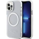 GUESS GUHMP12MHTRMS IPHONE 12/12 PRO 6.1 "SILVER/SILVER HARD CASE METAL OUTLINE MAGSAFE