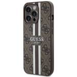 GUESS GUHMP13LP4RPSW IPHONE 13 PRO / 13 6.1 "BROWN / BROWN HARDCASE 4G PRINTED STRIPE MAGSAFE