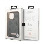 GUESS GUHMP13LSAPSTG IPHONE 13 PRO / 13 6.1 "GRAY / GRAY HARDCASE PEONY LOGO PLATE MAGSAFE